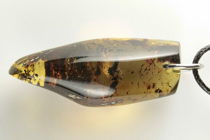 Polished Chiapas Amber ( g) Necklace - Mexico #197976